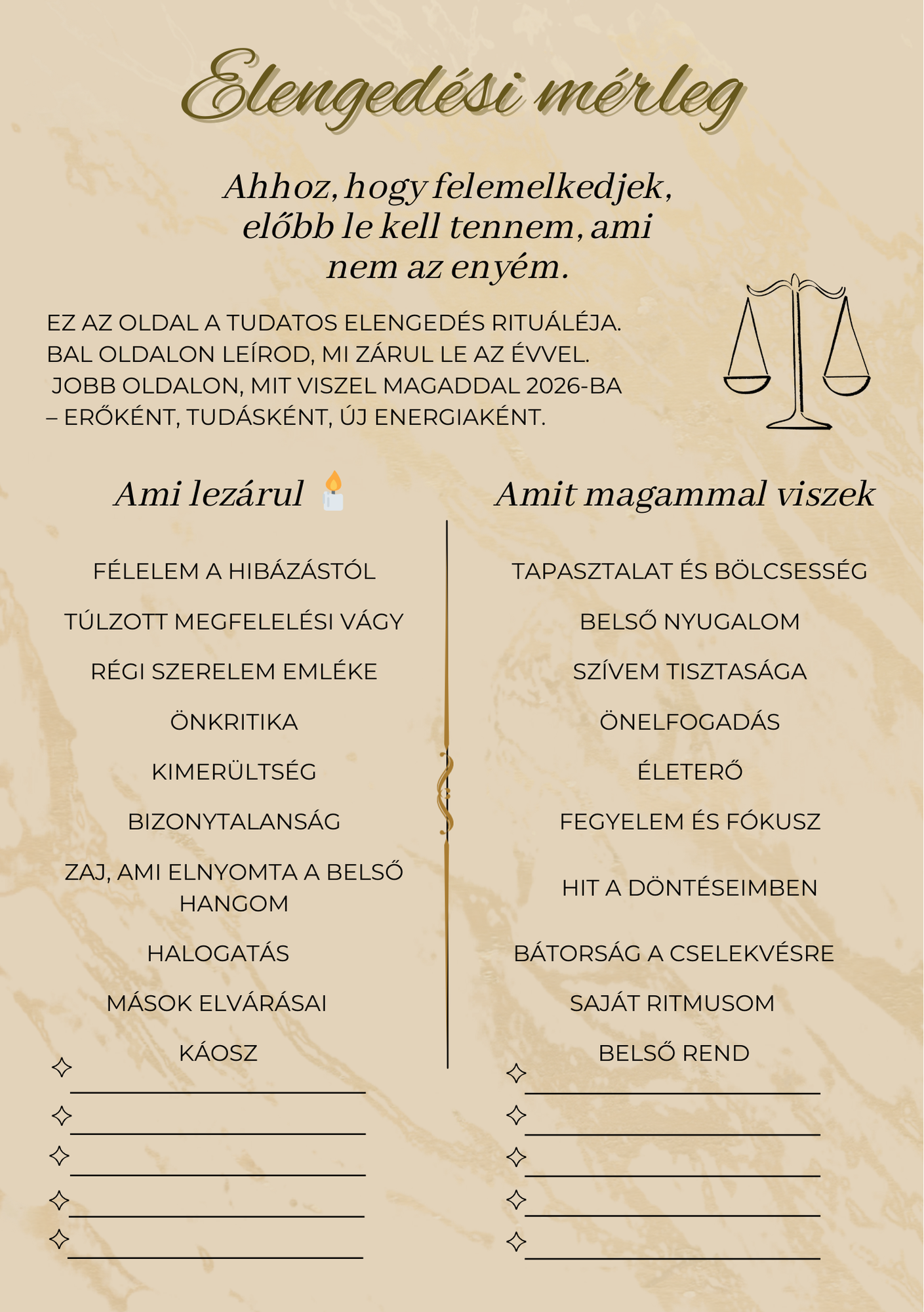 👑 A belső királynő tervezője – 2026-os újjászületésre